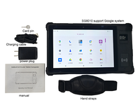 Tablette industrielle avec NFC, authentification biométrique, GPS, navigation GLONASS pour les tâches de service sur le terrain, d'enquête et de cartographie