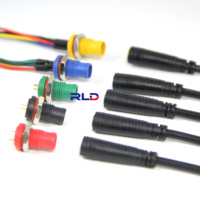 Connecteur de câble mâle circulaire étanche Ip65 M8 2 3 4 5 6 broches