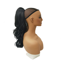 Nouveautés : Extensions de cheveux ondulés synthétiques naturels de haute qualité, couleurs personnalisables, durée de vie de 6 mois, queue de cheval