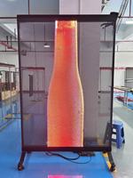 Écran LED holographique transparent InVisia, haute luminosité, interactif intelligent, sans cadre, 5000 cd/m², 90 % de transparence