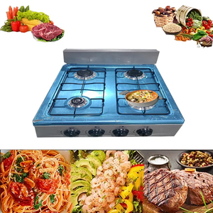 Cuisinière à gaz de cuisine Cuisinière à gaz Cuisinière à 4 brûleurs avec gaz et four - Product Image 3