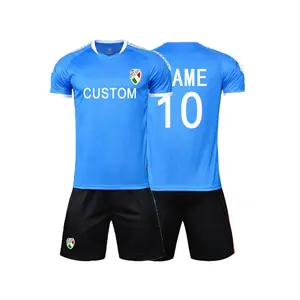 2023 Nieuwste Op Maat Gemaakte Sneldrogende Voetbalshirts Voetbaltenues Heren Polyester Voetbaluniform