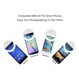 Mini Vente Chaude Caméra Téléphone Portable micro Mini Portable <span class=keywords><strong>Selfie</strong></span> Anneau Lumière Rechargeable <span class=keywords><strong>Selfie</strong></span> Lumières Flash Led Lumière - Product Image 3