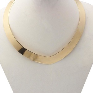 Collier ras du cou, bijoux de cou pour femmes, mode, 100% acier inoxydable, simple, personnalité, collier en or - Product Image 2