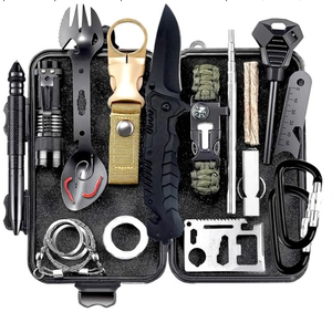 Nuevo Kit <span class=keywords><strong>de</strong></span> Supervivencia DIY 21 en 1, Equipo y Herramientas Impermeables para Exteriores, Suministros Tácticos <span class=keywords><strong>de</strong></span> Primeros Auxilios, Kit <span class=keywords><strong>de</strong></span> Herramientas <span class=keywords><strong>de</strong></span> <span class=keywords><strong>Material</strong></span> ABS - Product Image 2