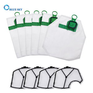 Bolsa de polvo de filtro no tejido OEM compatible con piezas de <span class=keywords><strong>aspiradora</strong></span> Vorwerks <span class=keywords><strong>Kobold</strong></span> VK140 VK150 140 <span class=keywords><strong>150</strong></span> - Product Image 2