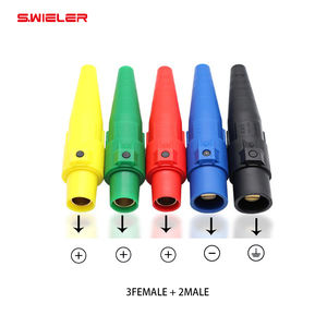 Câble d'extension Camlock industriel 400A, fiche en cuivre, fil de calibre 2/0-AWG, éclairage de scène extérieur, câble d'alimentation pour distributeur américain - Product Image 6