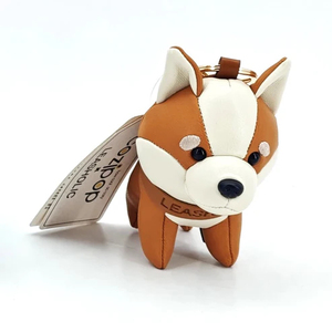 Llavero de Cuero Personalizado de Lujo con Forma de Perro Husky, Llavero Colgante de Cuero PU Hecho a Mano con Forma de Animal OEM - Product Image 4
