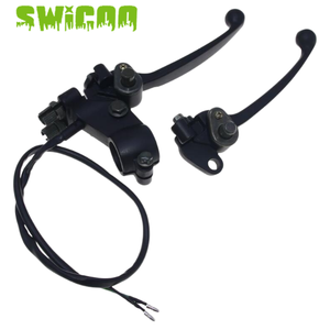 SWICOO <span class=keywords><strong>rinforzata</strong></span> costruzione <span class=keywords><strong>frizione</strong></span> leva leva del freno Set per Pit Trail Pro Dirt Bike ATV - Product Image 2