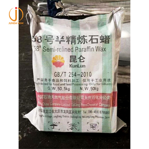 Junda 50 kg Bag 56 Semi Refined <strong>Paraffin</strong> Candle <strong>Wax</strong> <strong>Paraffin</strong> 56/58 <strong>Pellets</strong> for Candle Making - Product Image 1