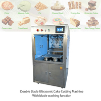 Machine à découper électrique en acier inoxydable à nettoyage automatique par ultrasons, coupe-gâteau ultrasonique pour gâteau au fromage éponge