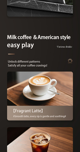 Machine à café expresso italienne à haute pression semi-automatique intelligente avec pompe à mousse de lait pour usage domestique et commercial - Product Image 5