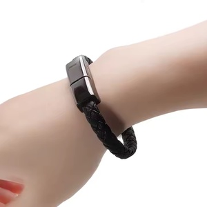 LAIMODA, pulsera creativa, Cable de datos, cuerda de cuero PU, pulsera inalámbrica con cuentas de Buda, Cable de carga adecuado para teléfono tipo C - Product Image 6