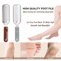 Haute qualité grande taille en acier inoxydable pied fichier Spa pédicure outils colossal pieds râpe callosités dissolvant