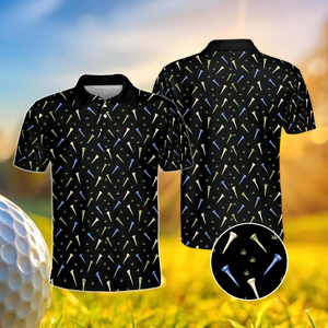 All Over Print <b>Golf</b> Pattern Polo Shirt Men <b>Women</b> Quick Dry Performance Custom <b>Golf</b> Team Country <b>Club</b> Polo - Product Image 4