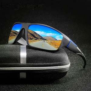 Lunettes de soleil polarisées carrées classiques pour hommes et femmes avec logo personnalisé, idéales pour la conduite - Product Image 1