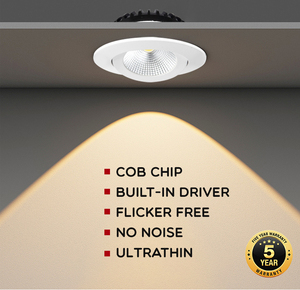 EU High End Led Panel Down <strong>Light</strong> Foshan Recessed Downlight E27 <strong>Ceiling</strong> Downlight 8W <strong>Plug</strong> <strong>in</strong> Dimmable Cob Led Downlight - Product Image 2