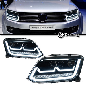 2PCS AKD Faros Delanteros para <span class=keywords><strong>VW</strong></span> Amarok DRL 2010-2020 Lente de Señalización <span class=keywords><strong>Caravelle</strong></span> DRL Accesorios Automotrices - Product Image 1