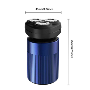 Mini <span class=keywords><strong>Afeitadora</strong></span> Rotativa de Aleación de Aluminio, 3 Cuchillas Flotantes, Resistente al Agua IPX6, Recargable Tipo-C, <span class=keywords><strong>Afeitadora</strong></span> de Bolsillo para Viajes para Hombre - Product Image 2