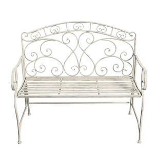 <span class=keywords><strong>Petit</strong></span> <span class=keywords><strong>banc</strong></span> à bascule pliable <span class=keywords><strong>en</strong></span> métal blanc <span class=keywords><strong>de</strong></span> taille personnalisée <span class=keywords><strong>banc</strong></span> <span class=keywords><strong>de</strong></span> terrasse <span class=keywords><strong>en</strong></span> <span class=keywords><strong>fer</strong></span> au design moderne pour le <span class=keywords><strong>jardin</strong></span> ou l'extérieur - Product Image 3