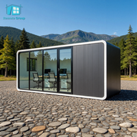 REMOTE Promotion Exceptionnelle : Maison Capsule Préfabriquée de Luxe Portable, Cabine Apple, Hôtel Modulaire Mobile, Maison Conteneur de 10 pieds pour Bureau et Hôtel