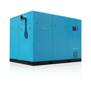 Compresseur d'air industriel de vis de basse pression de DEHAHA 110kW pour l'industrie textile de fibre chimique de ciment