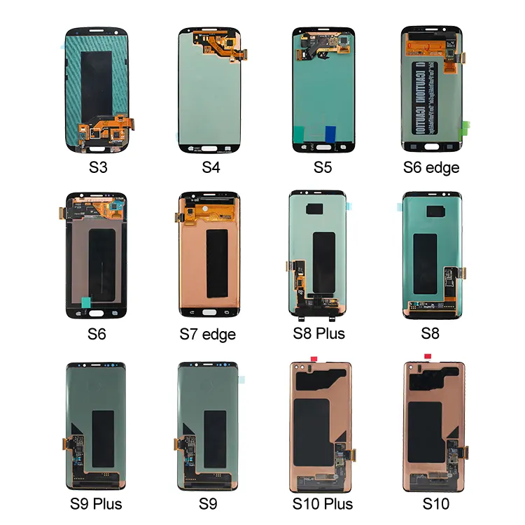 Recambio de pantalla táctil Lcd para Samsung Galaxy S3, S4, S5, S6, Edge, S7, S8, S9, S10 Plus, S20 Ultra