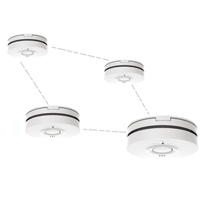Úc 240V Mains powered báo động khói hardwired Máy dò khói hộ gia đình báo cháy as3786 báo động khói Máy dò - Product Image 1