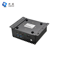 Mini PC Industrial Intel J6412 de Fábrica, DDR4 8GB, 256GB de Almacenamiento, Cuádruple LAN, 6 COM RS232 485, Sin Ventilador