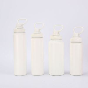 New 304 Stainless Steel Double-layer Vacuum Insulated Cup Outdoor Sports Portable Straw <b>Macaron</b> Color Series 6-12hr Thermal Gift - Product Image 6