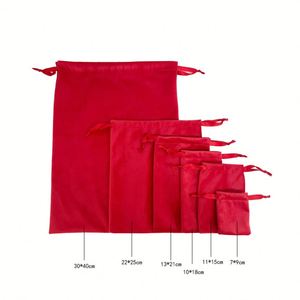 Nuevas Bolsitas de Terciopelo Rosa Suave con Cordón, Bolsitas para Muestras, Accesorios para el Cabello, Anillos, Collares, Relojes, Bolsas de Regalo con Cordón - Product Image 6