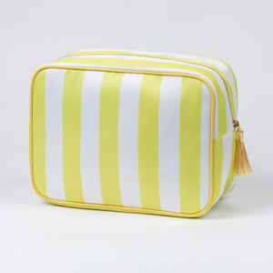 Brodé Mahjong grande <span class=keywords><strong>pochette</strong></span> en Nylon Mahjong tuile sac Mahjong <span class=keywords><strong>accessoires</strong></span> stockage monogramme maquillage voyage rayure sac cosmétique - Product Image 3