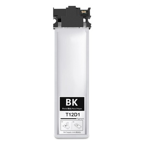 ถุงหมึกพิมพ์ Supercolor T12D พร้อมชิปใช้ครั้งเดียวสำหรับเครื่องพิมพ์ Epson Workforce PRO WF-M5899 WF-M5399 - Product Image 1