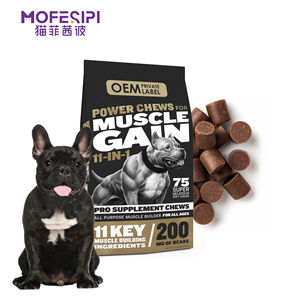 原始设备制造商自有品牌高蛋白干狗食品所有品种软狗咀嚼肌肉建设者增加体重狗Suplementos Para Perros - Product Image 1