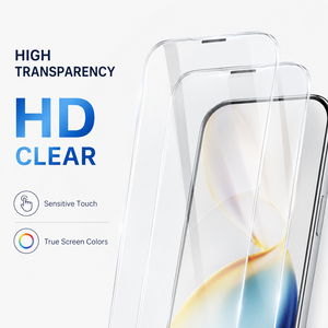 Protection d'écran en verre trempé 9H anti-choc HD transparente super grande taille 3D pour 17 Pro Max 17 Air - Product Image 4