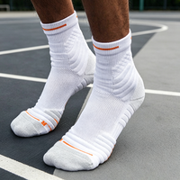 Chaussettes de sport en tricot éponge pour l'automne, respirantes, à séchage rapide, antidérapantes, avec logo personnalisé