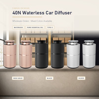 Diffuseur d'huiles essentielles sans eau, rechargeable par USB, mini diffuseur d'arômes en aluminium pour voiture, maison, hôtel, OEM, ODM, vente en gros