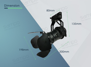 Gu10/Mr16 a mené le projecteur de <span class=keywords><strong>plafond</strong></span> de <span class=keywords><strong>rail</strong></span> de voie/appareil d'éclairage de voie - Product Image 6