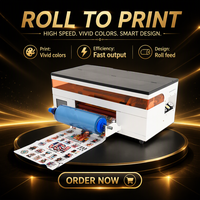 Harga Pabrik Murah Pencetakan Definisi Tinggi A3 UV DTF Logam Akrilik Kaca dx7 Printer UV DTF A3
