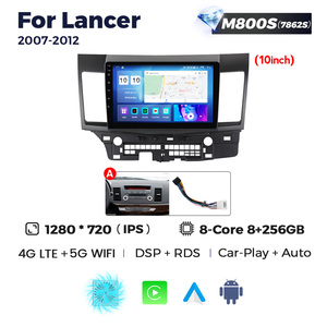 Mekede Android 12 8 + 128G 360 Máy Ảnh Android Đài Phát Thanh Xe Cho Mitsubishi Lancer 2007 2012 Xe GPS Tự Động Thiết Bị Điện Tử - Product Image 2
