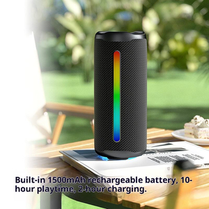 New <b>Wireless</b> Blue Tooth Speaker Outdoor Waterproof Portable With RGB <b>Lighting</b> Cylindrical Speaker Subwoofer - Product Image 6