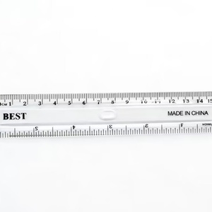 Material Escolar en Oferta, Regla Recta de Plástico Transparente de 15 cm/30 cm en Caja de Colores Económica - Product Image 6