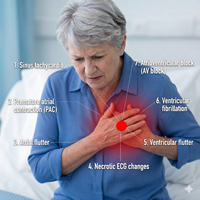 Électrocardiographe Portable 12 Pistes 3 Canaux JZ-TEC301 pour Usage Vétérinaire – Moniteur Cardiaque Électronique Portable