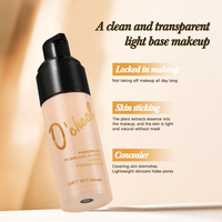 Fond de Teint Liquide Hydratant Éclaircissant Naturel Longue Durée Imperméable Couvrance Modulable Fini Rosé Pour Tous Types de Peau