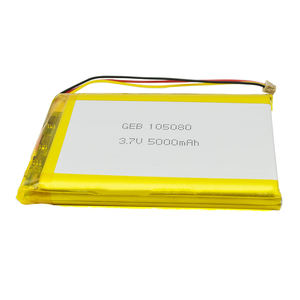 Li-ion polymer battery 105080 <span class=keywords><strong>3</strong></span>,7 V 5000mAh Li Polymer battery lithium battery - Product Image 2