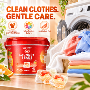 UPO Lifestyle 6D Laundry Pods Orange Fresh 760g Deep Clean <b>Detergent</b> Capsules for Automatic <b>Washing</b> <b>Machine</b> Apparel Use - Product Image 4
