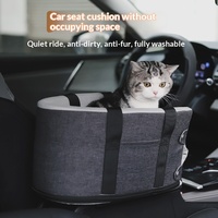 Siège de sécurité pour chat et transporteur portable pour animaux de compagnie, facile à nettoyer, détachable, accessoires pour chats