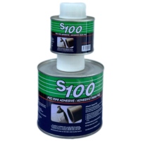 Colle à solvant PVC S-100 de haute qualité, vente chaude, colle pour tuyaux en PVC d'Indonésie, colle pour tuyaux en PVC S100, ciment pour tuyaux en PVC 100 ml