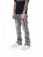 2025 nouveau jean Hip Hop dernière conception usine approvisionnement direct impression Laser Denim Jeans fabrique des jeans pour hommes vêtements pour hommes