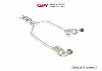 Tuyau d'échappement en acier inoxydable avec silencieux et valves pour BENZ CLS320 CLS400 E320 E400 3.0T